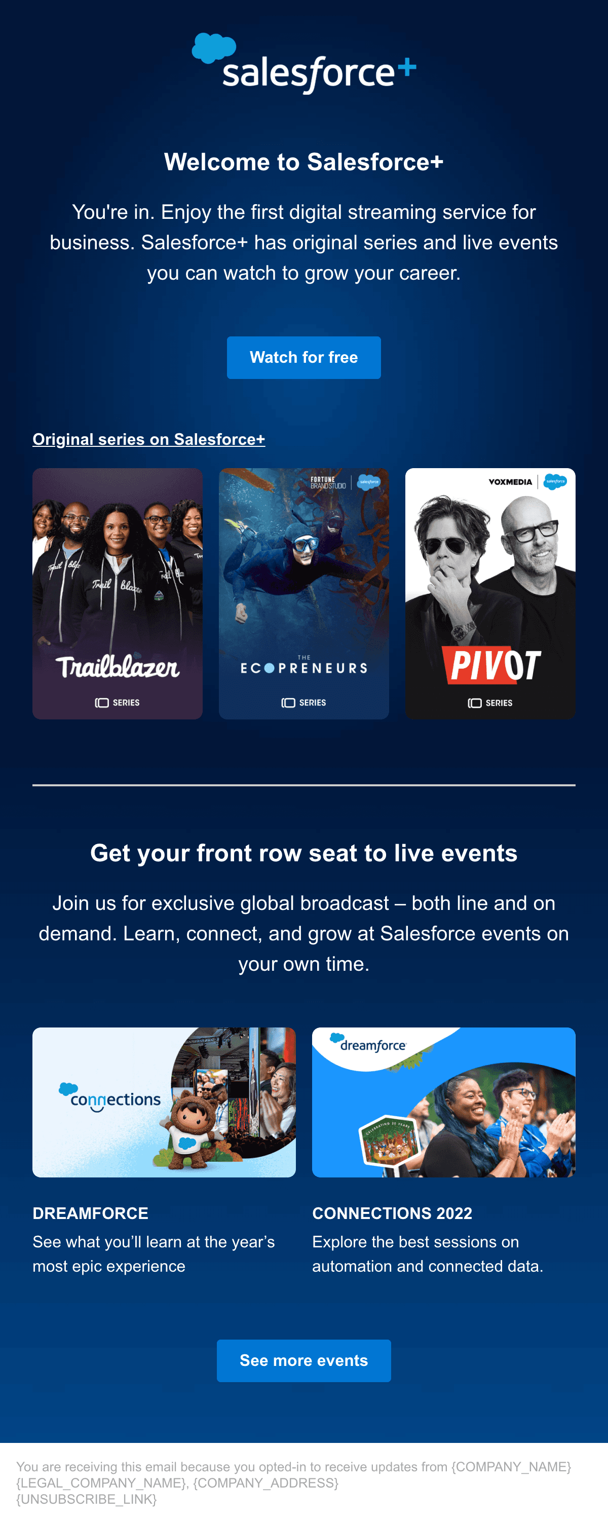 Welcome to Salesforce+